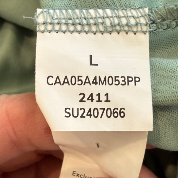 CUPSHE Sage Green Eyelet Mini Dress Size Large - Picture 11 of 14